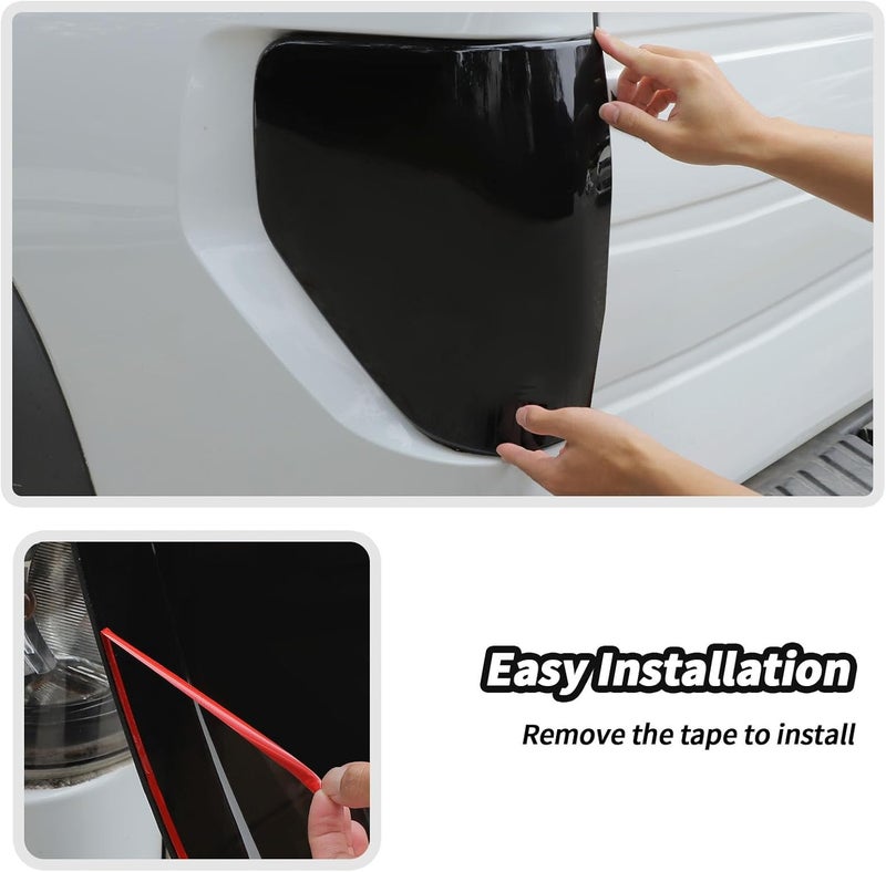 JeCar Smoked Tail Light Cover Trim Guards for 2009-2014 Ford F150 Raptor - Image 4